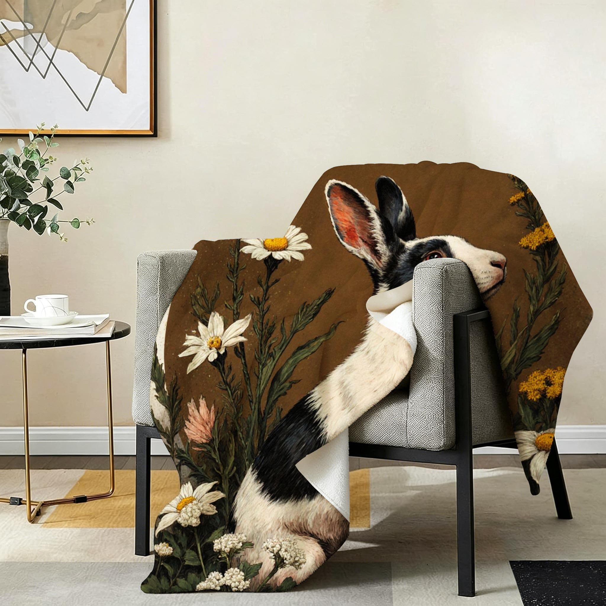 Manta Grande 180x220 cm Flor Animal Polar Franela Térmica-A383