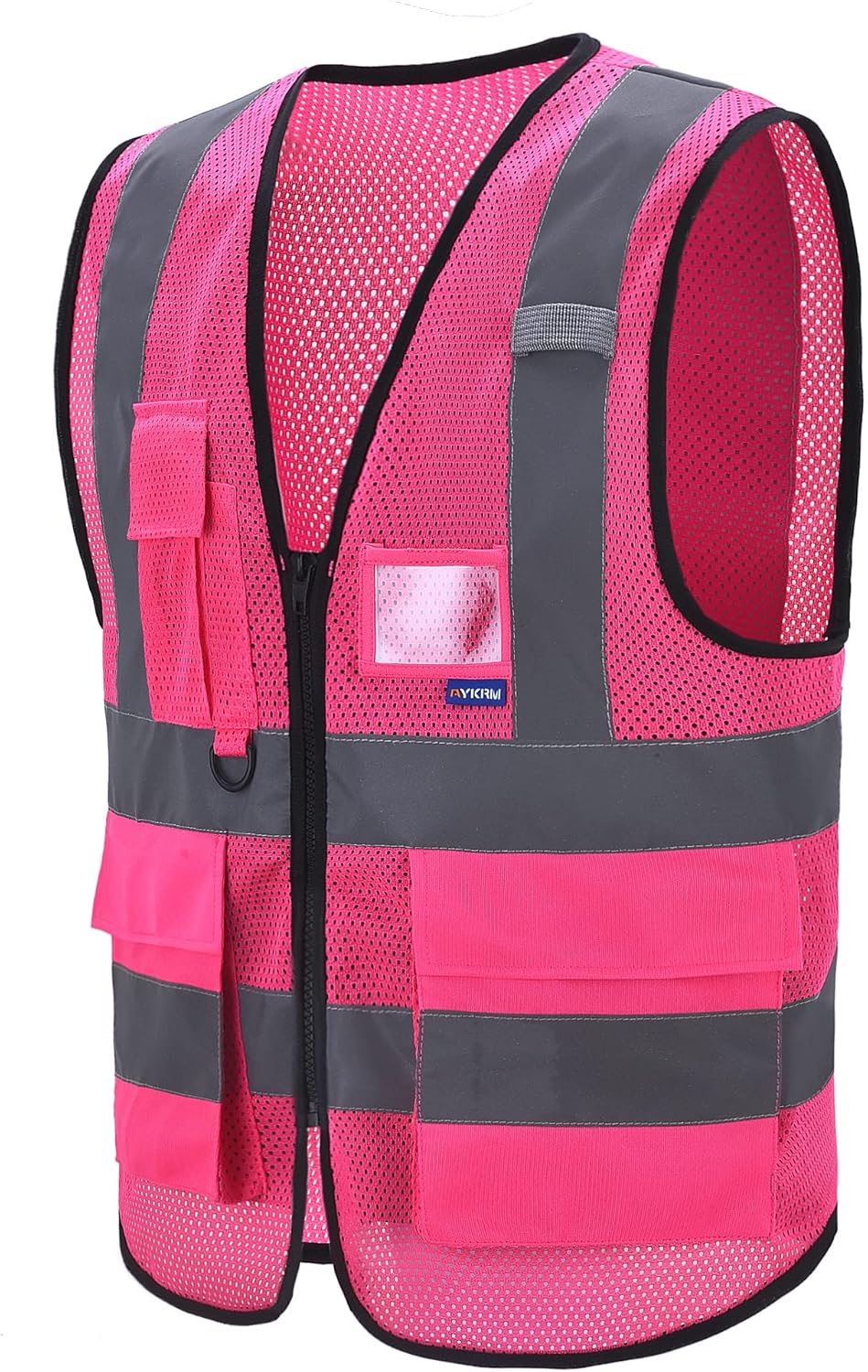 [Heywood] A-SAFETY High Visibility Mesh Safety Reflective Vest wit
