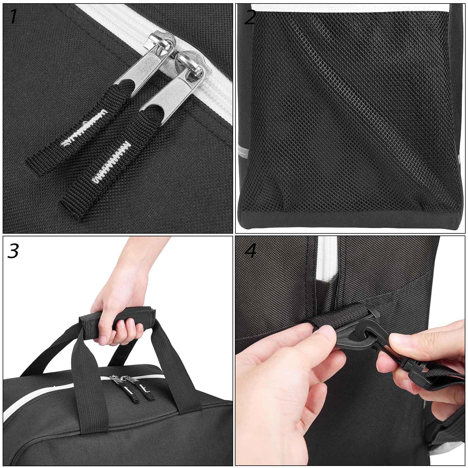 Zweiteilige Snowboard- und Stiefeltasche, Ski-Ausrüstungstasche & Skischuhtasche, Kombi, große Kapazität, wasserdichte Ski-Reisetasche, zweiteilige Snowboard-Reisetasche, Skizubehör-Tasche