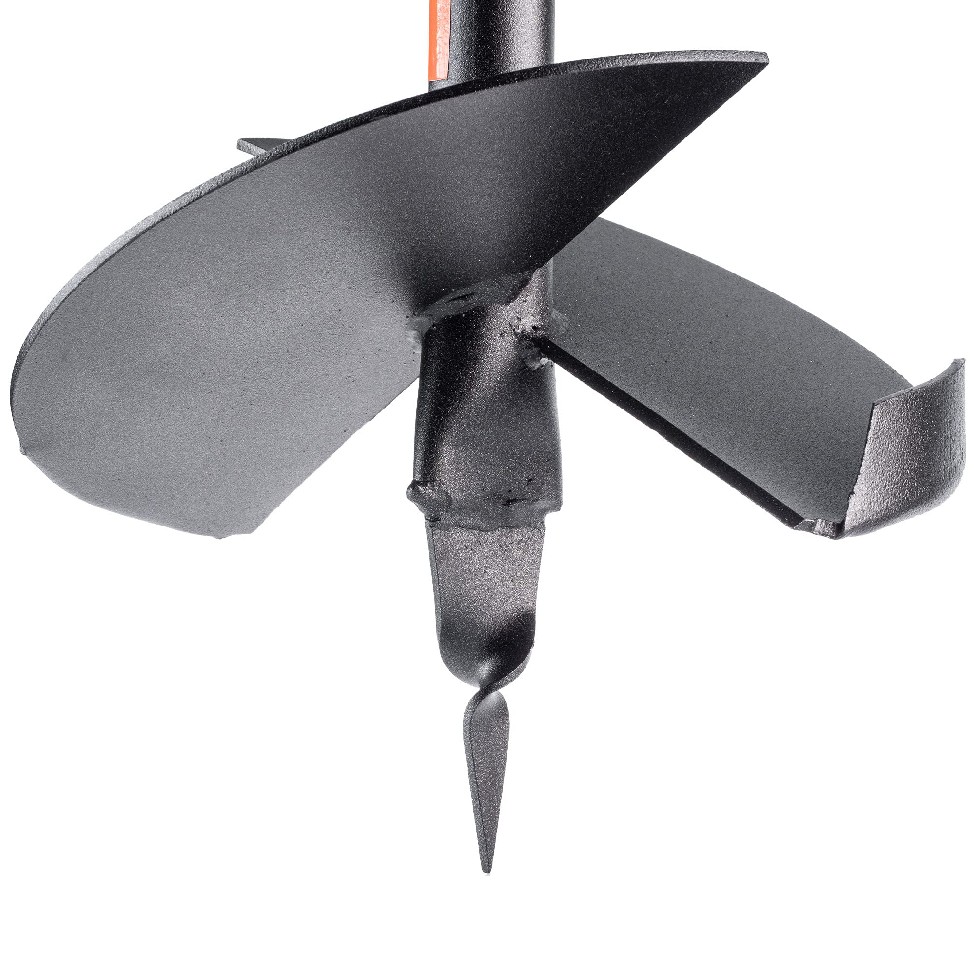 KADAX Handerdbohrer, Erdbohrer aus Metall, Erdlochbohrer mit Quergriff, Spiralbohrer für Garten, Pfostenbohrer, Pflanzbohrer, Blumenzwiebelbohrer, Pfahlbohrer (250mm)