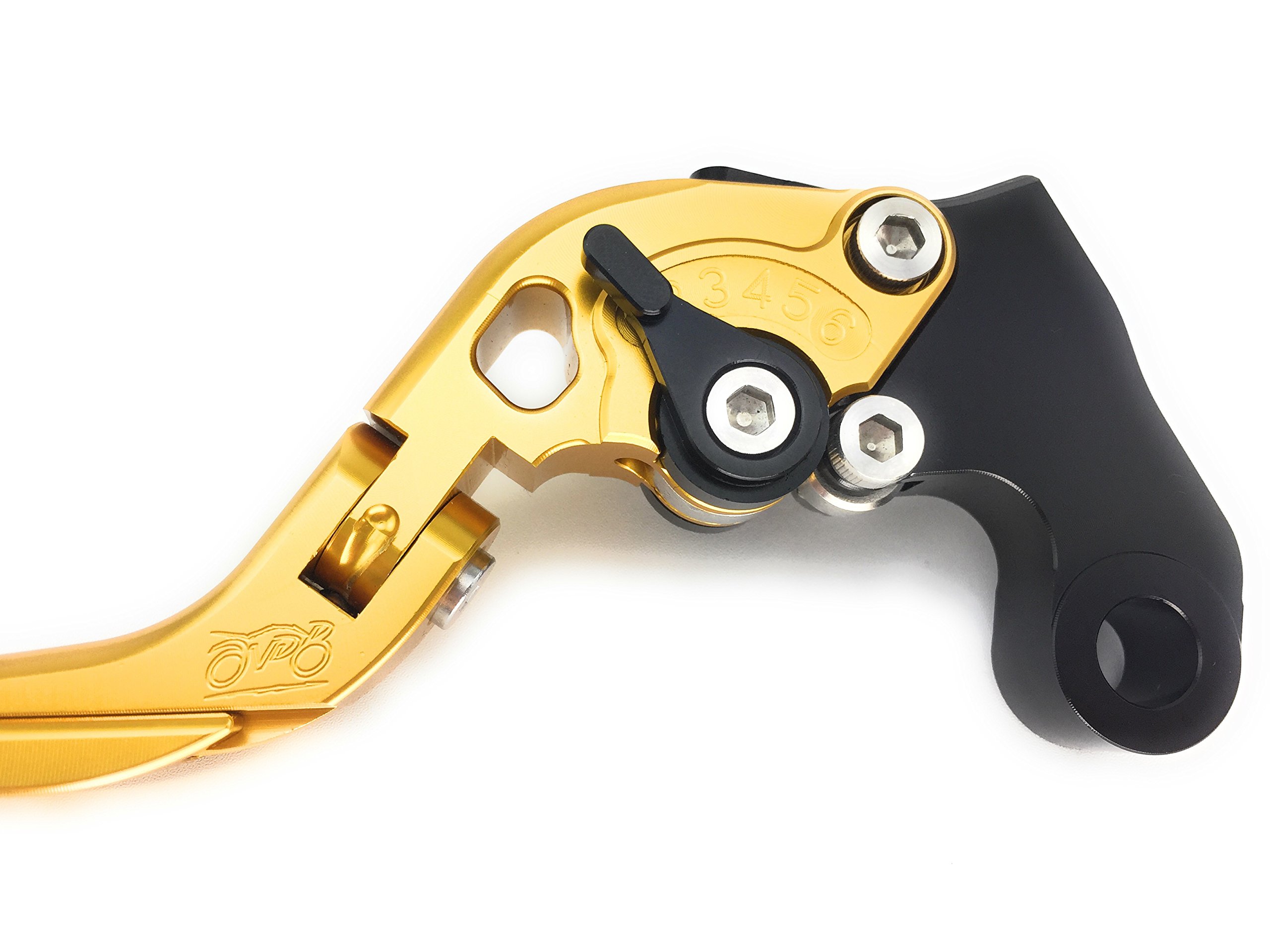 avdb-moto Coppia di leve regolabili e pieghevoli CNC Compatibile con Street Triple S 660 (A2) 2017 – 2018
