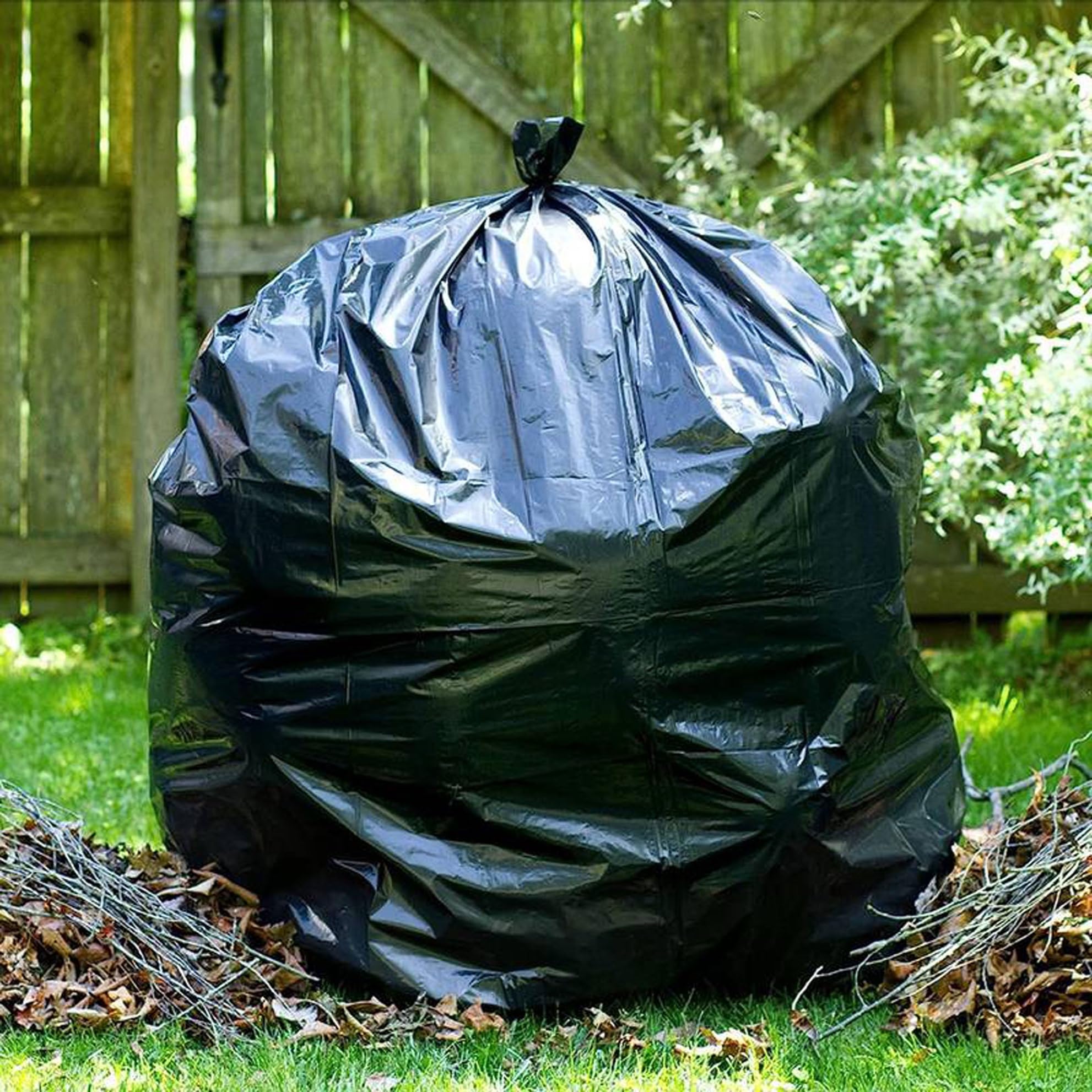 80% riciclato, 10 rotoli da 10 sacchi della spazzatura (100 sacchetti) 'Pattumiera comunità', ultra resistente, triplo strato, antigoccia, 100 litri