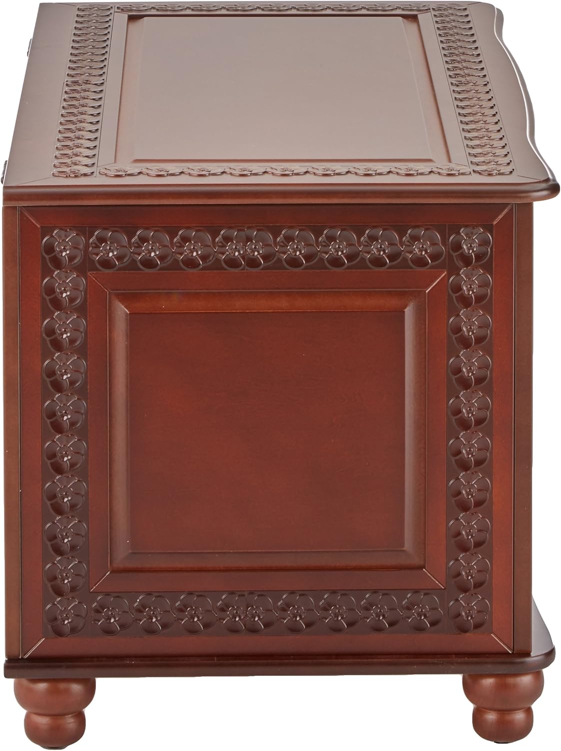 COASTER FINE FURNITURE CO-900012 Cedar Chest with Carving and Bun Feet, Deep Tobacco : Home & Kitchen