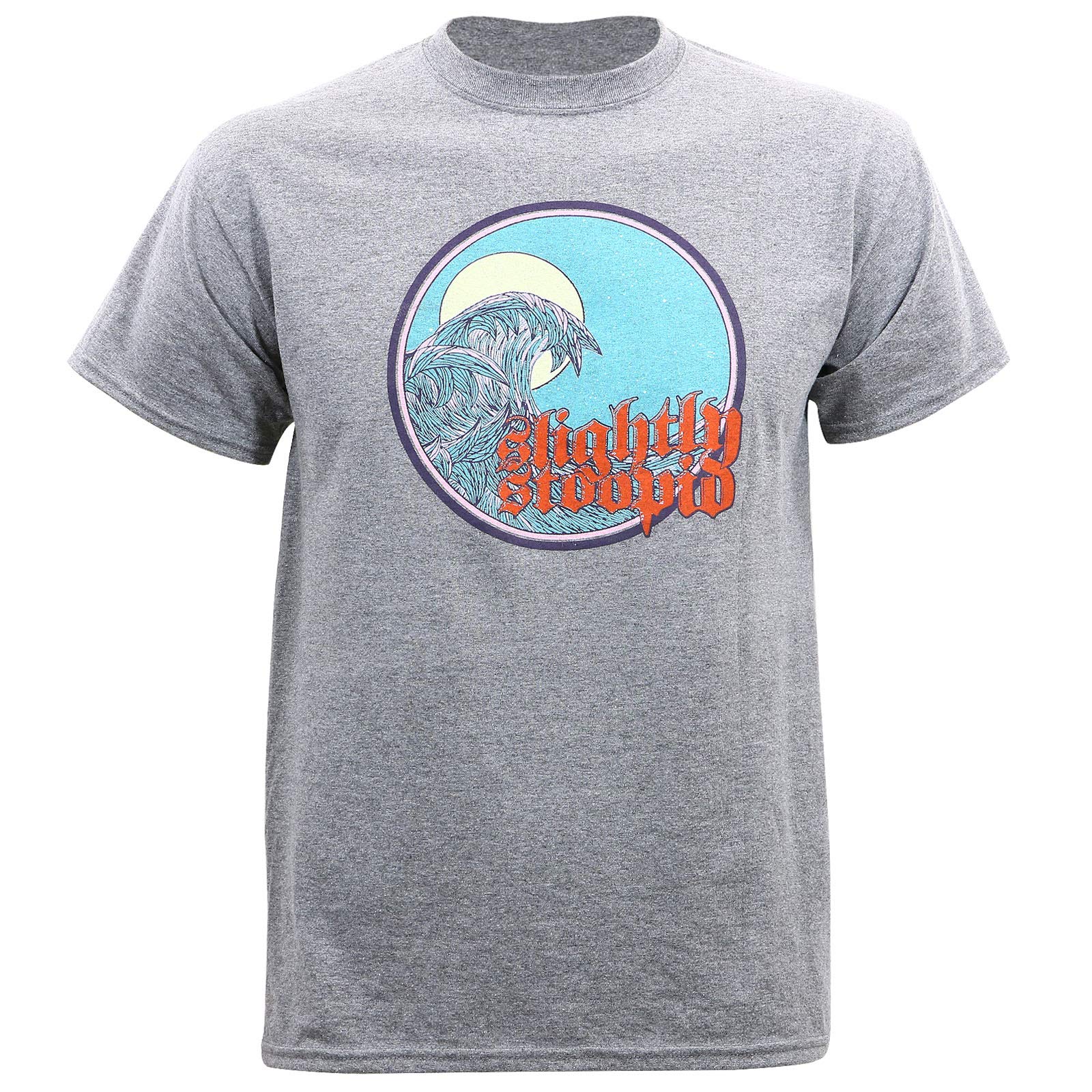 Slightly Stoopid Men's Wave Crest T-Shirt Graphite Heather