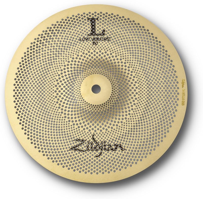 Zildjian LV8010S-S 10" L80 Low Volume Splash Cymbal | dramatically quieter play, ideal for practice rooms and apartments, quick response, real feel without the noise