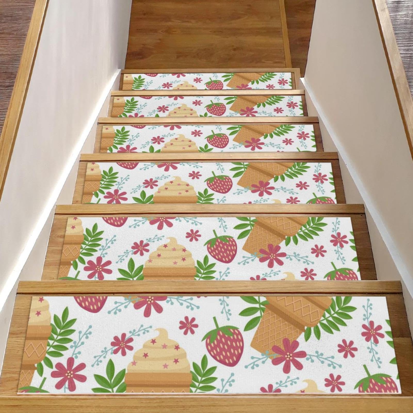 Alfombra para escaleras antideslizante infantil y protector autoadhesivo de peldaños para mascotas