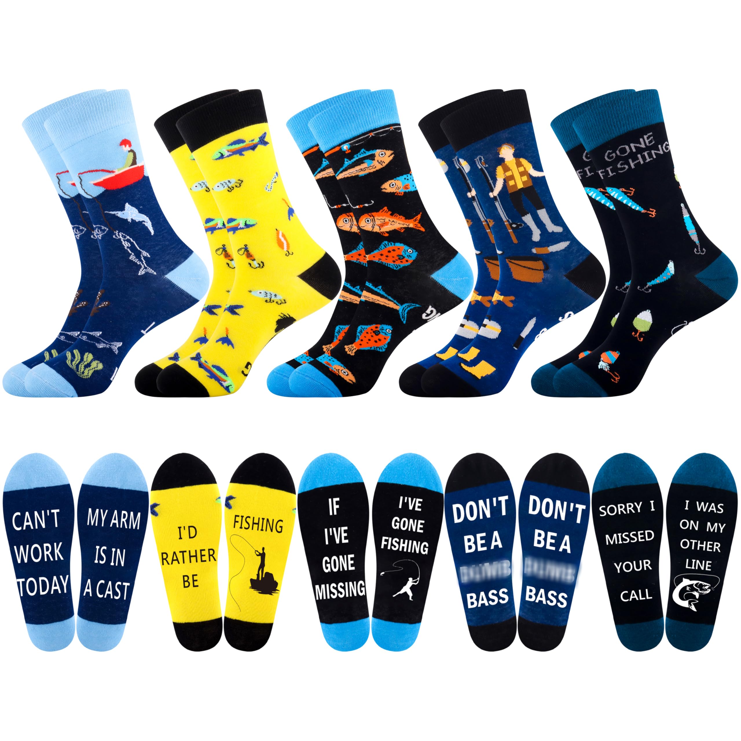 Funny Fishing Socks