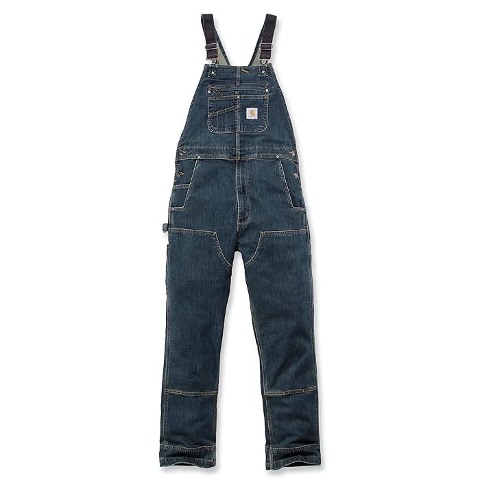 Carhartt Mens Rugged Flex Relaxed Fit Denim Bib Overall Big Apple Buddy