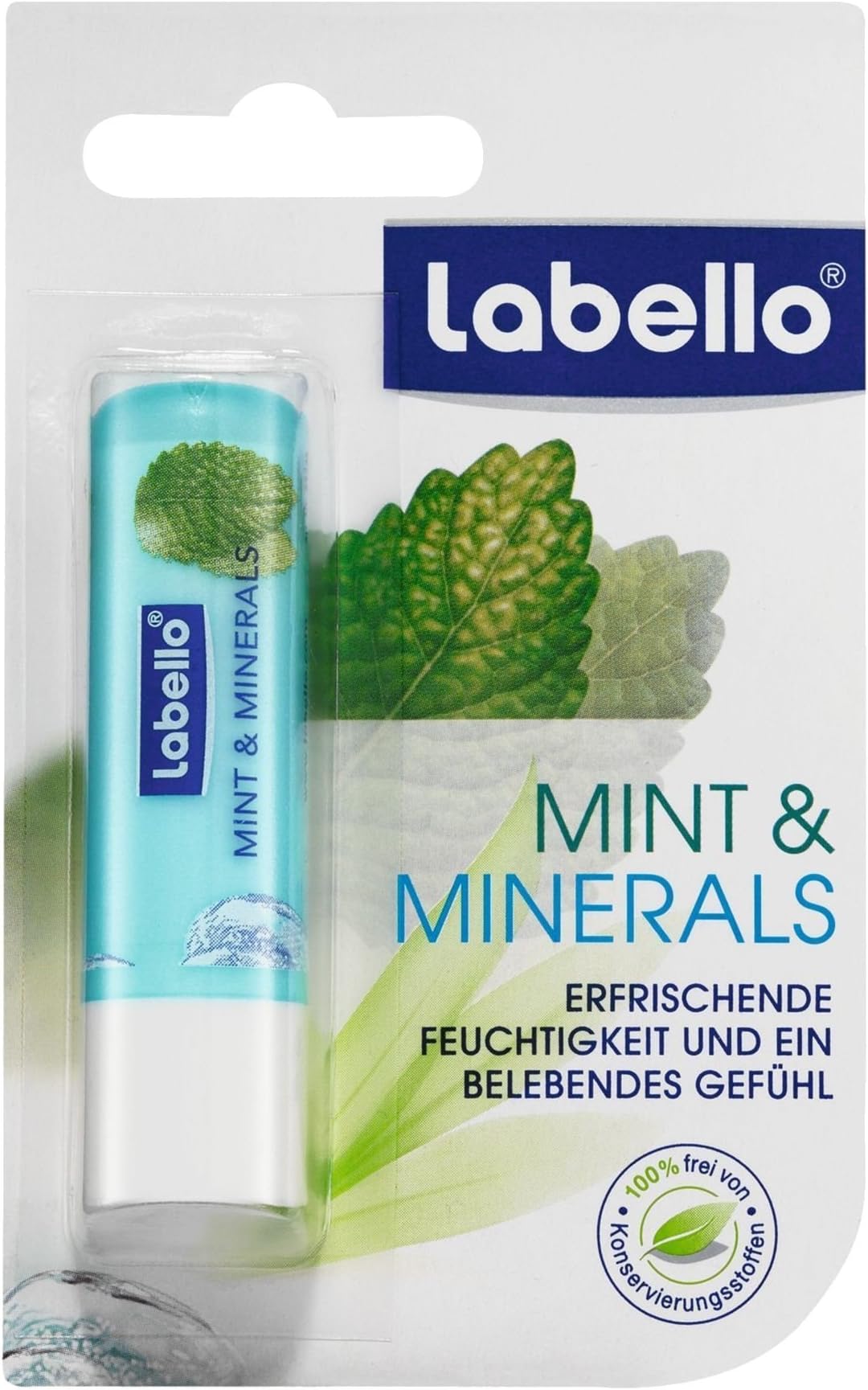 Labello Pure & Natural - Mint & Minerals Lip Balm 0.18 oz (5g)