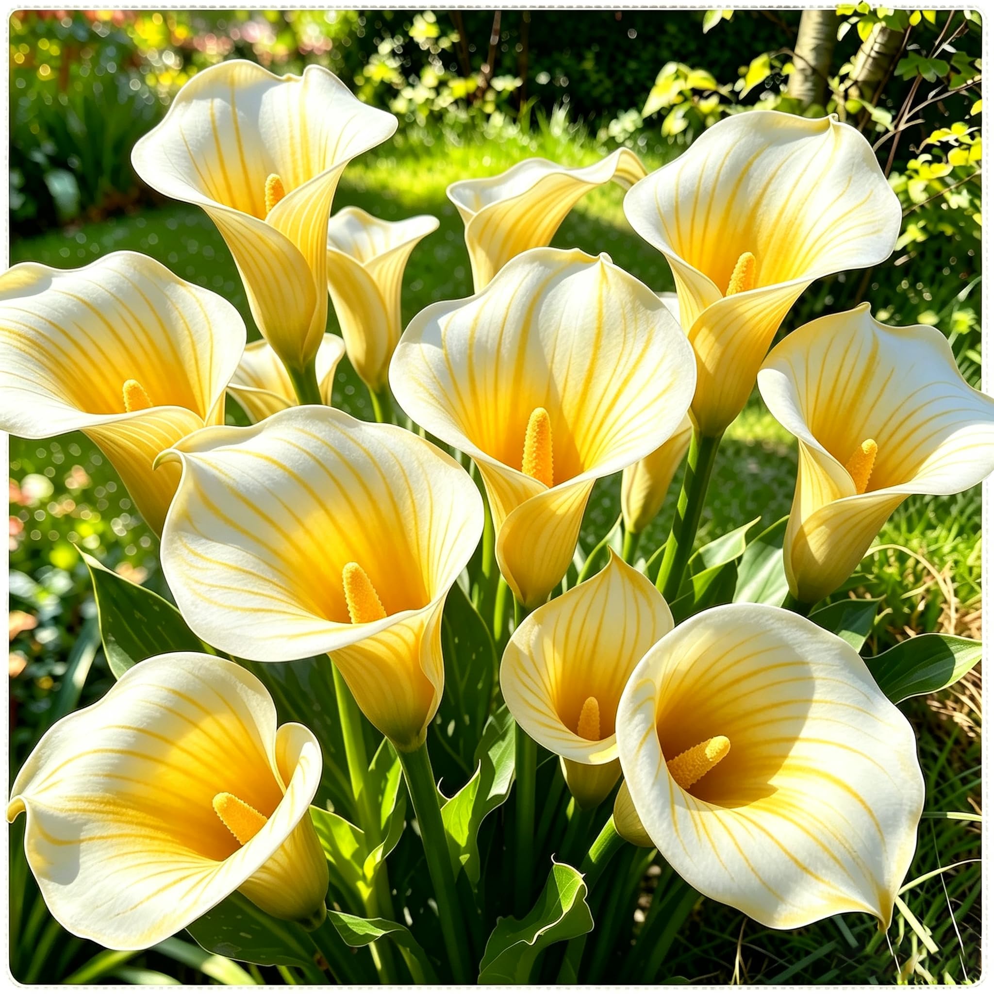 Graceful Calla Lily Bulbs UK in Bulk- Hardy Perennial Splendor for Breathtaking Garden Displays-4 Bare Root -Color-E
