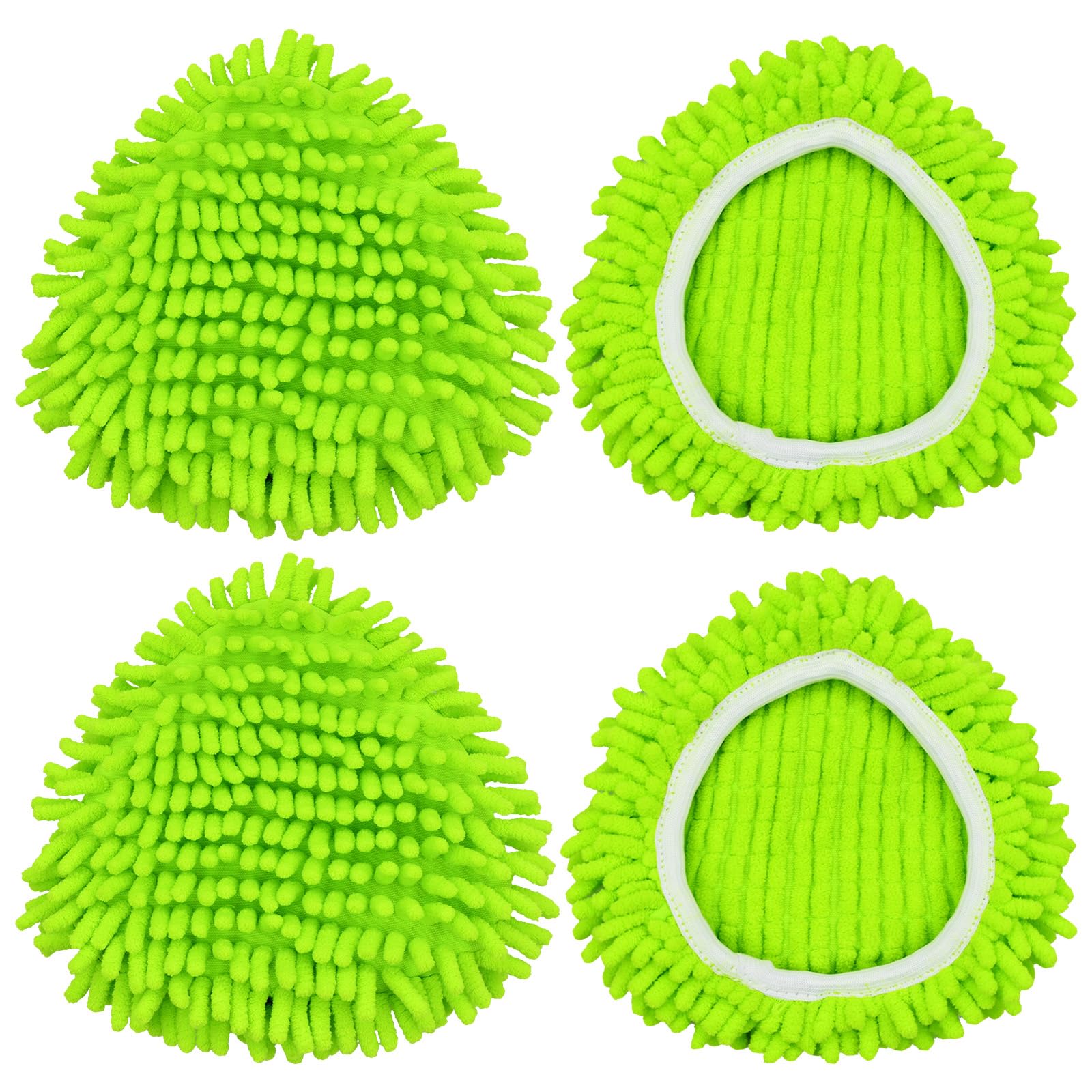 Vileda Turbo 2 in 1 EasyWring Clean Spin Mop Cabezas de Fregona de Repuesto Microfibra