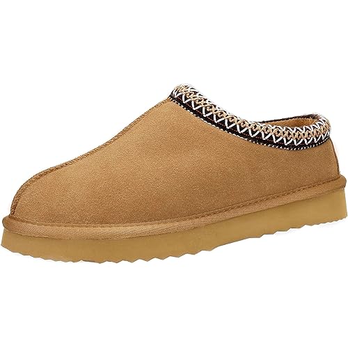 Women Slippers Platform Mini Boots Suede Leather Short Ankle Booties Fuzzy Slip On Shoes