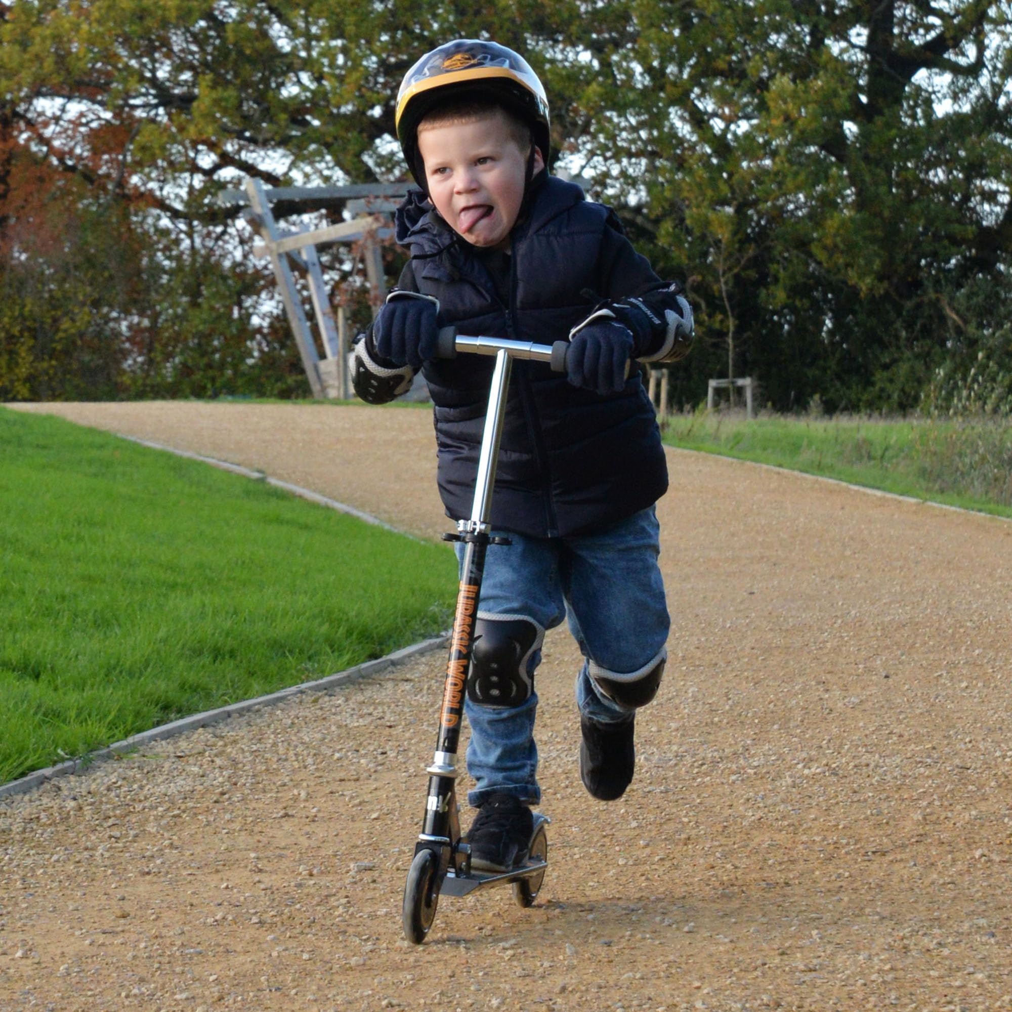 Jurassic World Trottinette Pliante avec Roues imprimées