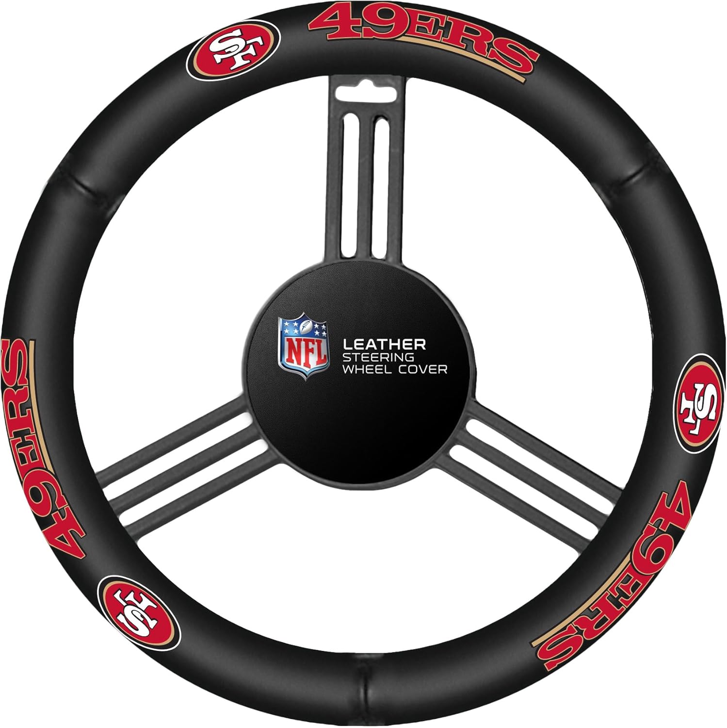 NFL Leather Steering Wheel Cover
