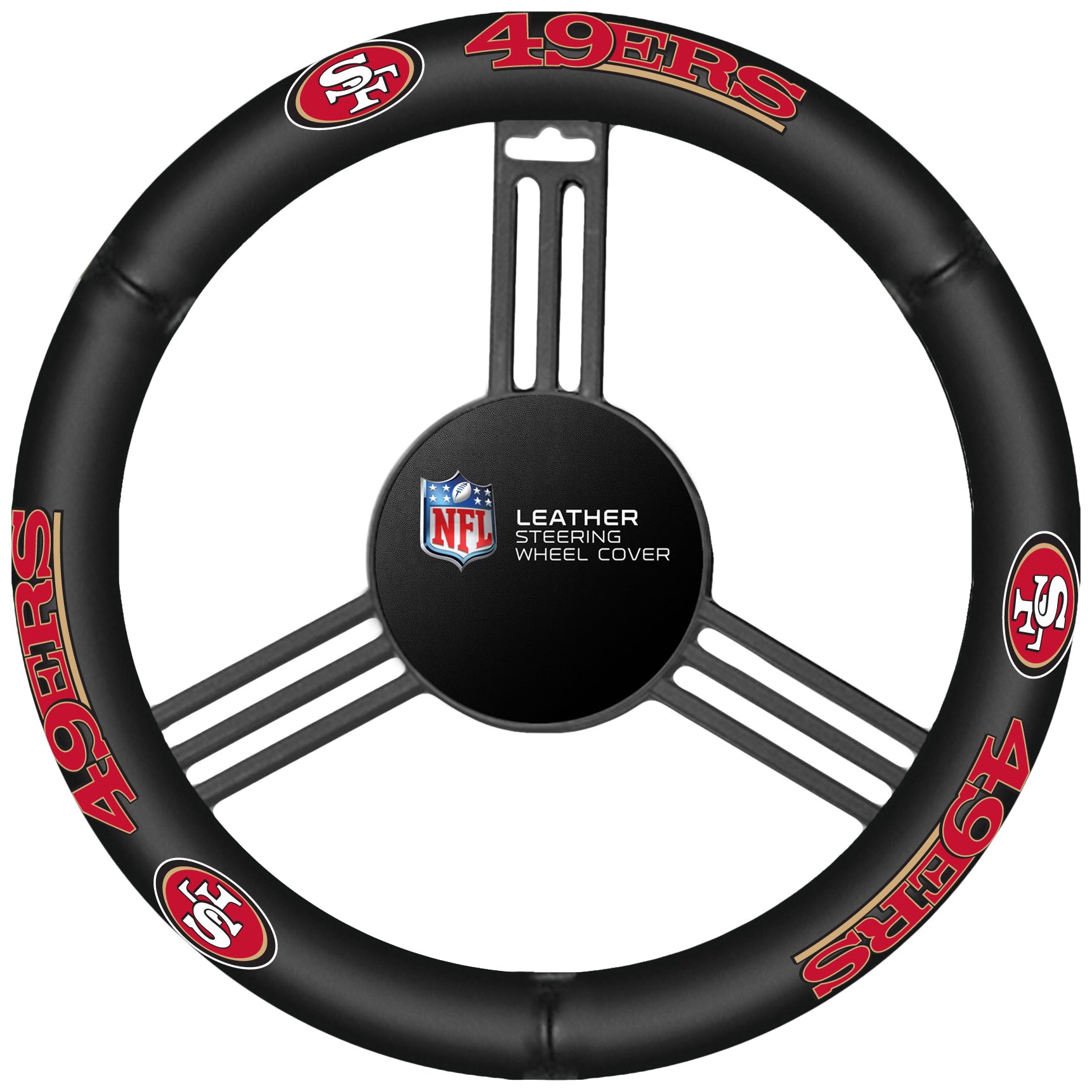NFL Leather Steering Wheel Cover