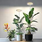 Grow Lights for Indoor Plants, Full Spectrum Plant Grow Light with 6/12/16H Timer, 3 Color Modes, 5 Brightness, 10