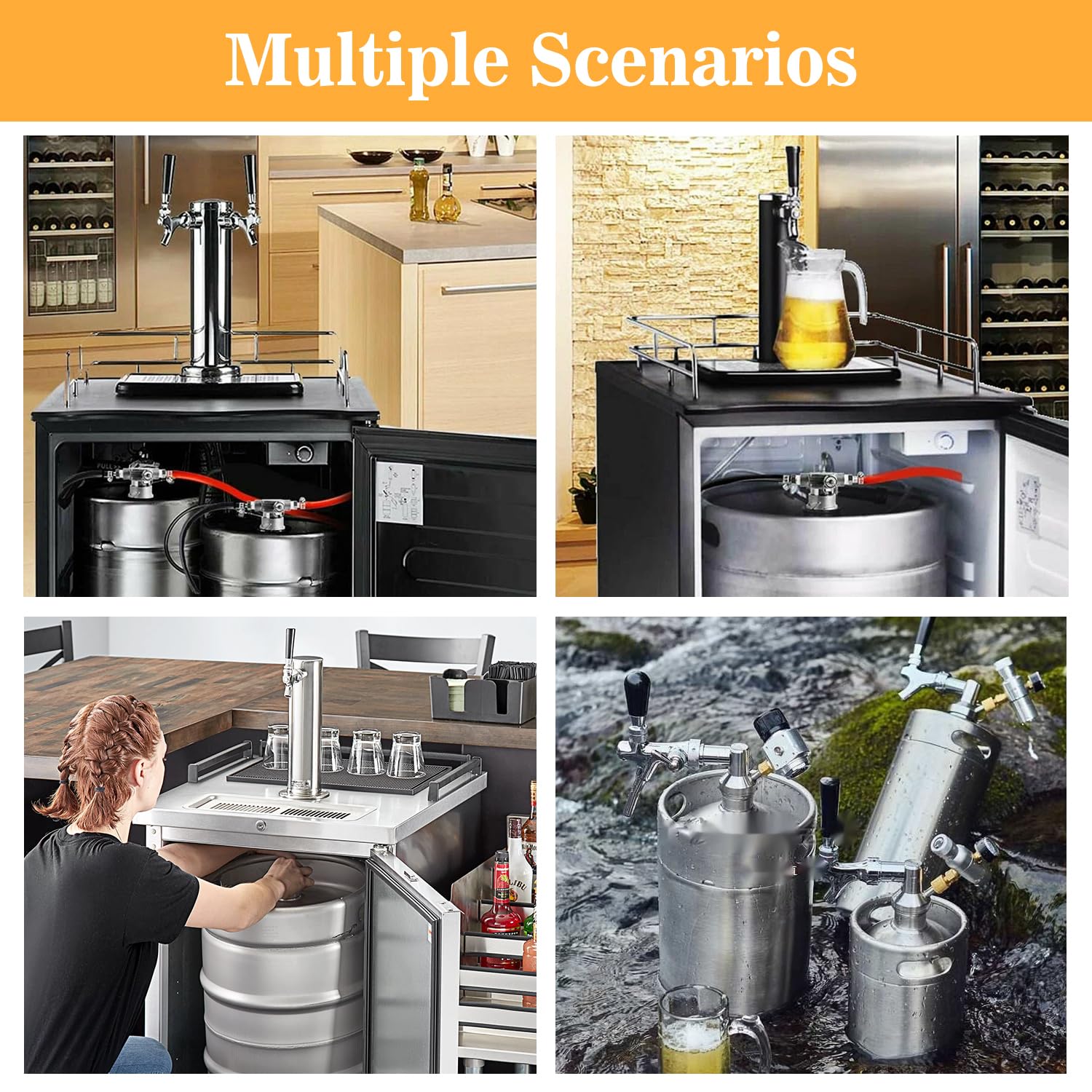 G5/8 U Type Rvs Bier Tapkop Dispenser Accessoire V... - Vicedeal