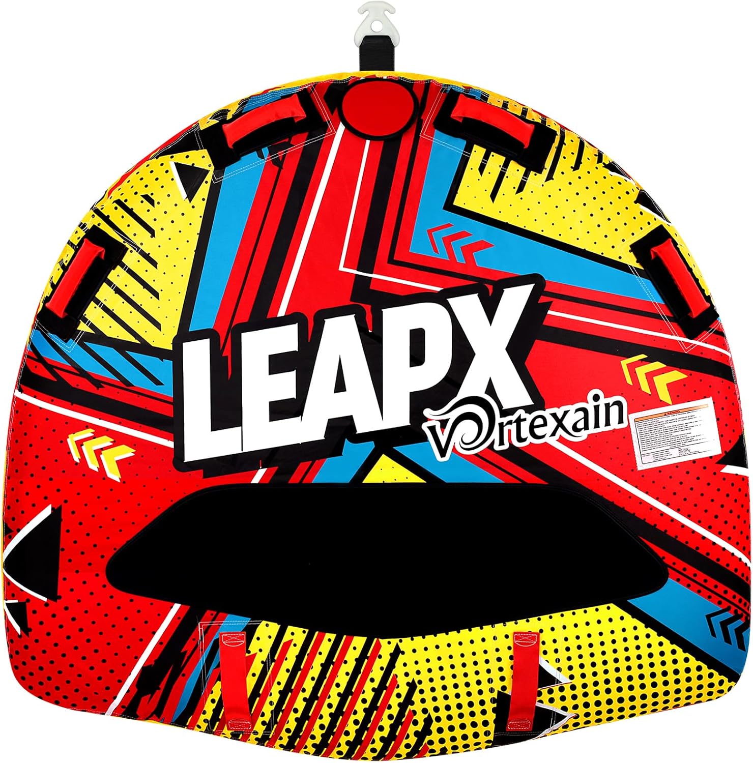 Towable Tubes for Boating, 1-2 Person Heavy Duty Inflatable, Water Sports Boat Tube for Tubing with Handles, Thick Nylon EVA Cover, Speed Safety Valve Tow Points for Adults Kids Gifts