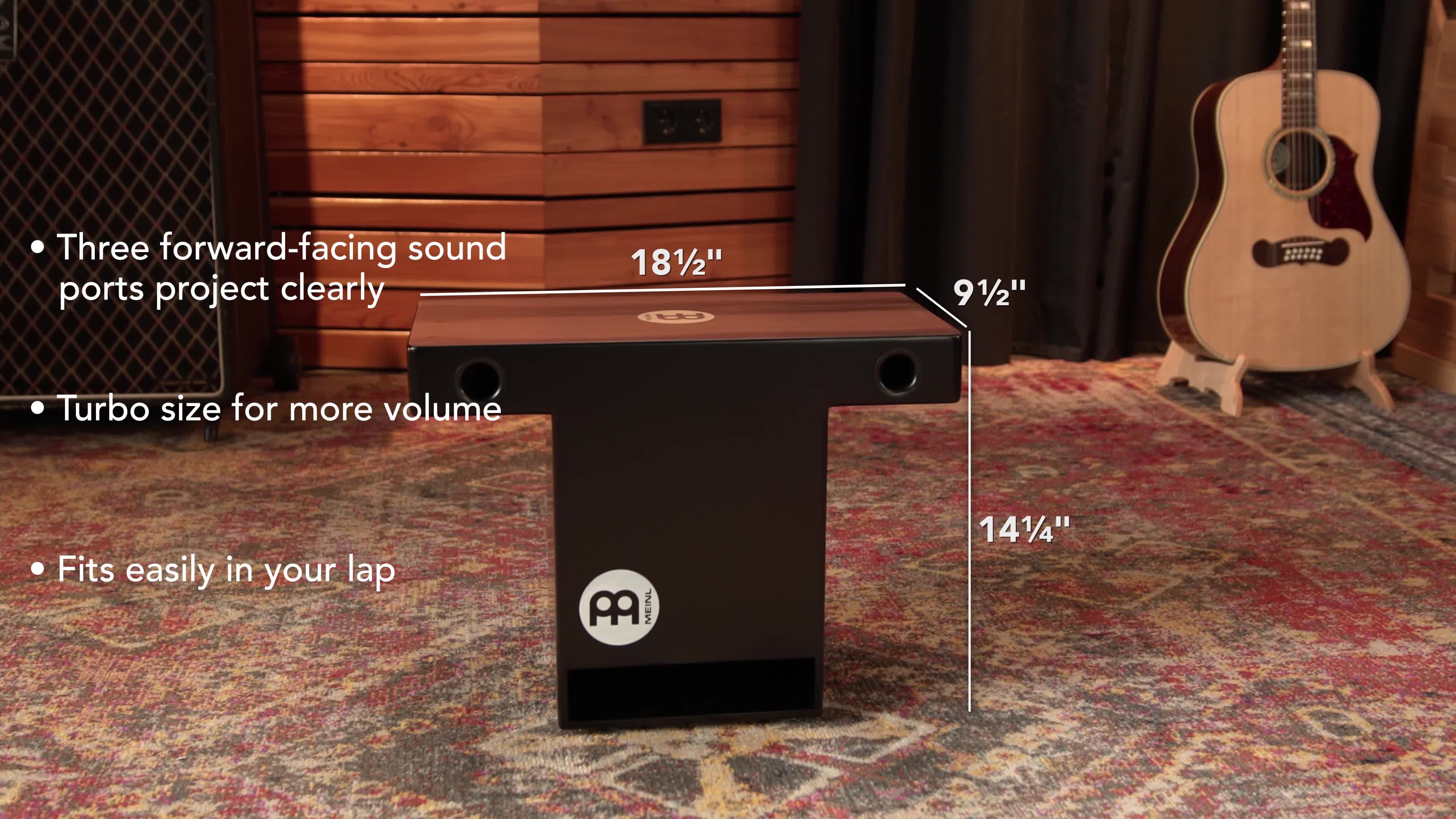 Meinl Pickup Turbo Slaptop Cajon - Cajon : Amazon.co.uk: Musical