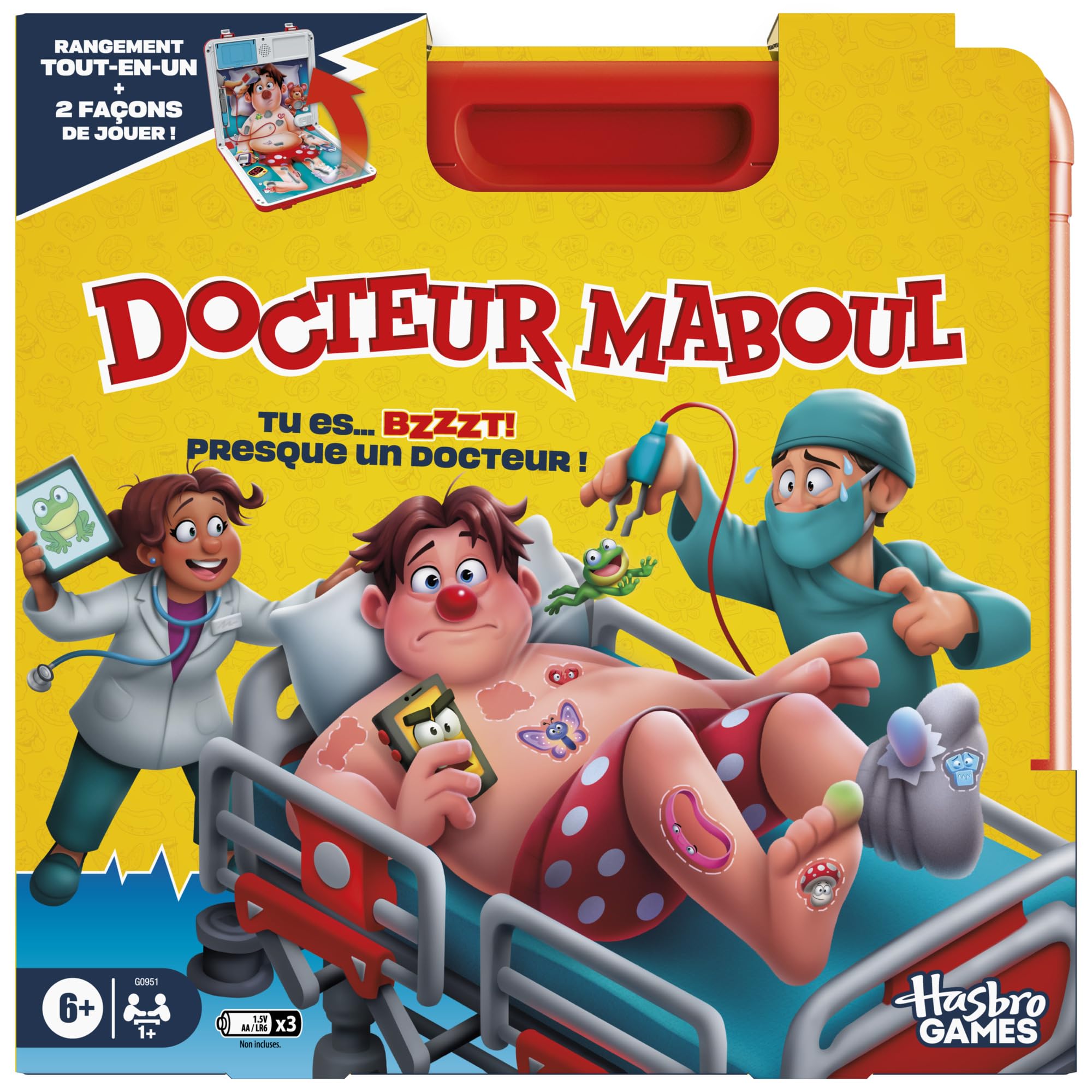 Docteur Maboul Hasbro : Mallette Pratique, Vibration Intense — Le Classique Rénové Vaut-il le Coup ?