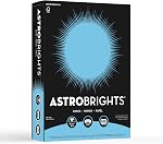 Neenah 21528 Le papier couleur Premium Astrobrights, 24 Lb, 8.5 x 11 Des pouces, 500 Feuilles, bleu lunaire