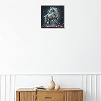 Vista 3 de Beyond Your Thoughts Lienzo impreso para pared, caballo blindado, decoración del hogar para cocina, comedor, sala de estar, baño, dormitorio