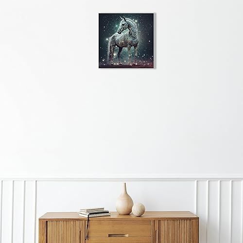 Miniatura 3 de Beyond Your Thoughts Lienzo impreso para pared, caballo blindado, decoración del hogar para cocina, comedor, sala de estar, baño, dormitorio (24 x