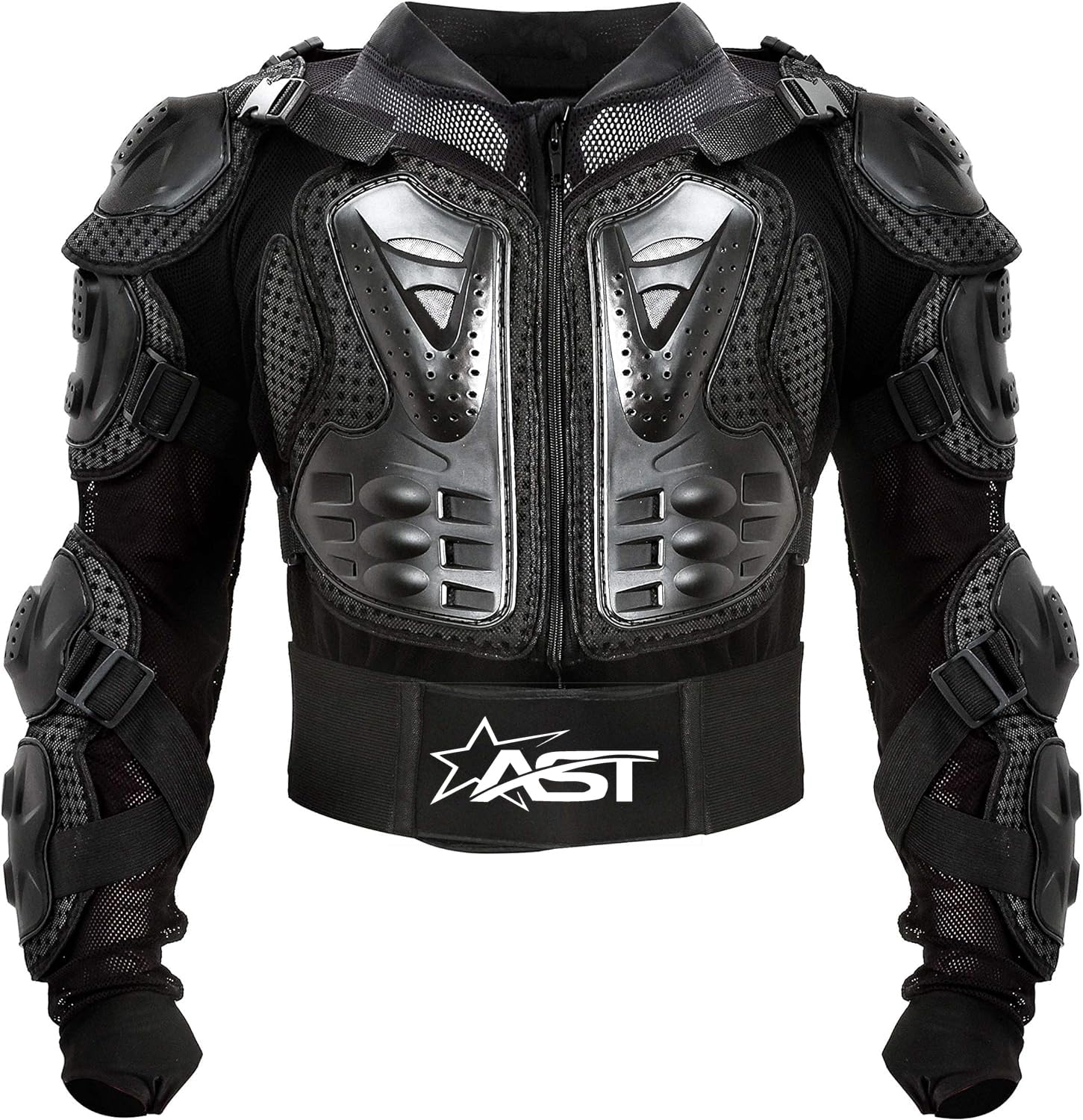 STAR AST Men’s Motorbike Motorcycle Full Spine Body Armour Protection Motocross Protective Guard Jacket Wear & Protective Biker Jacket