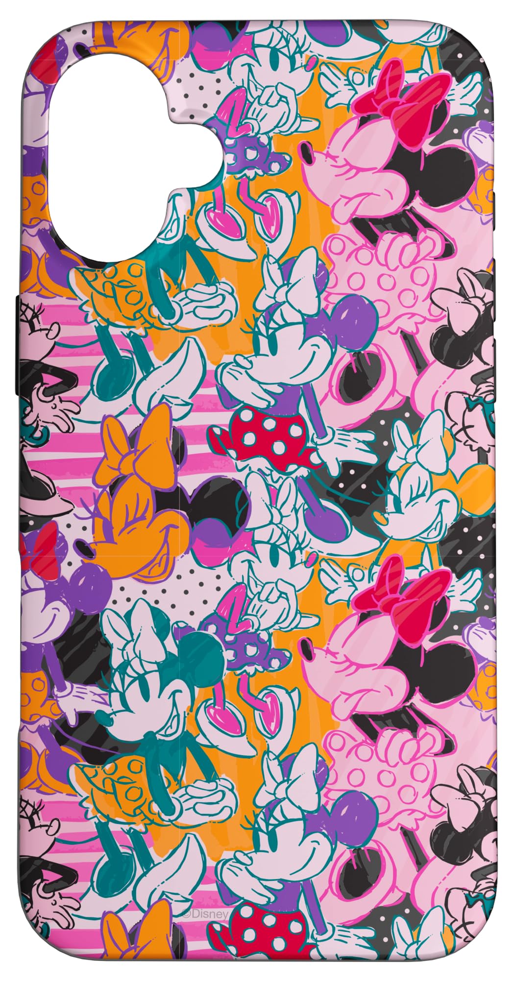 iPhone 16 Plus Disney Minnie Mouse Sweet Retro Print Case