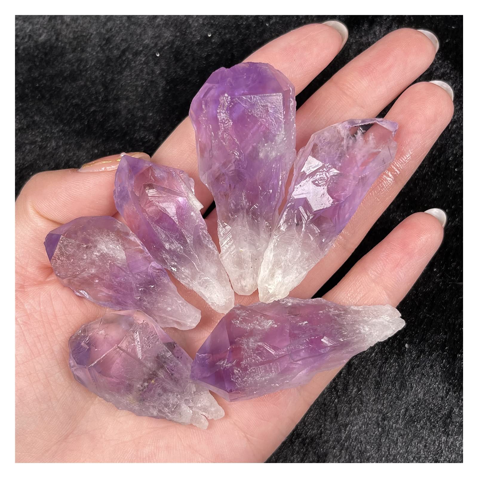 Améthyste naturelle gravier brut AMAZWI cristal de roche quartz pour décoration aquarium