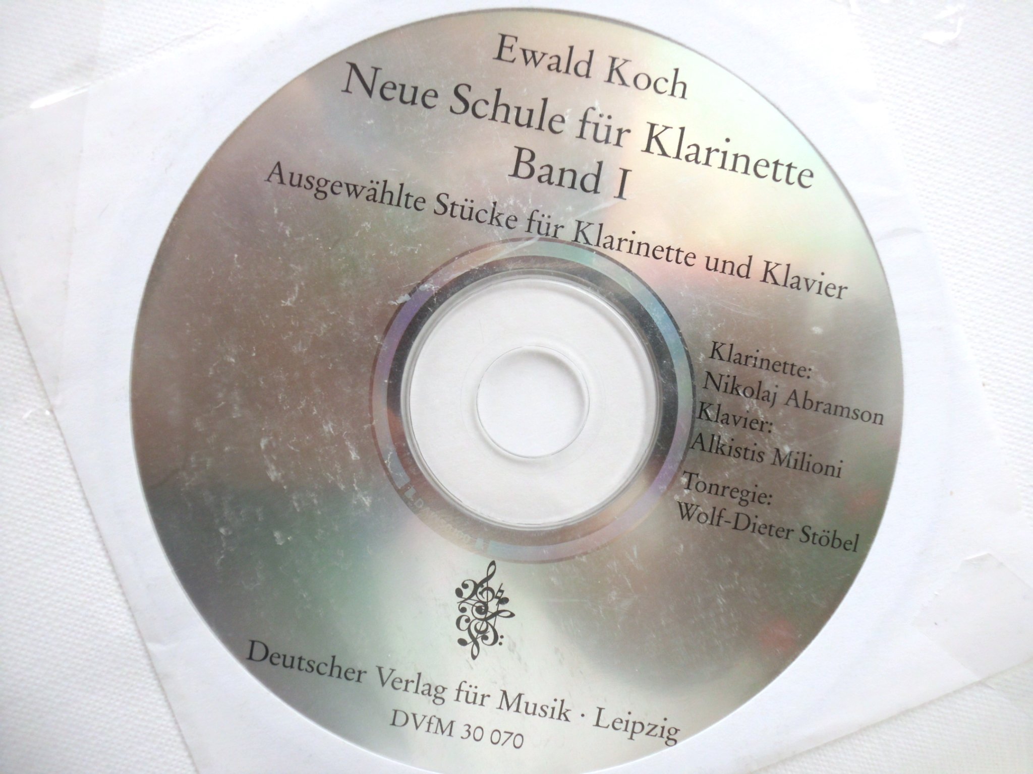 Neue Schule für Klarinette Deutsches System / Boehm-System - Ein zweibändiges Lehrwerk für Unterricht und Selbststudium Band 1 mit CD (DV 30070)