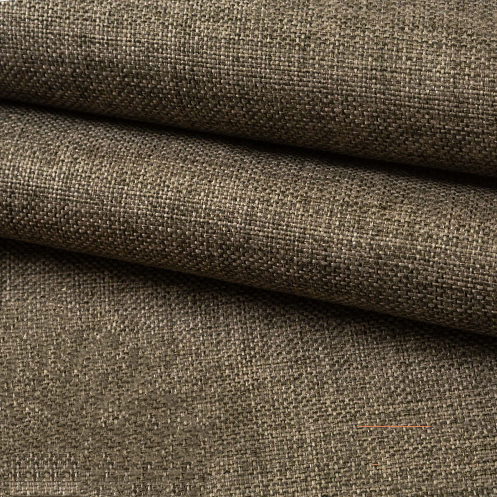 TinaKim Thick Linen Type Upholstery Fabric by The Yard, for Sofa Chair Slipcover Material (Coffee Green 8, (57x 36 inch)) - Image 2