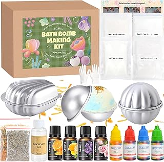 Bath Bomb Making Kit- 23Pcs DIY Bath Bombs for Women, Make Your Own SPA ...