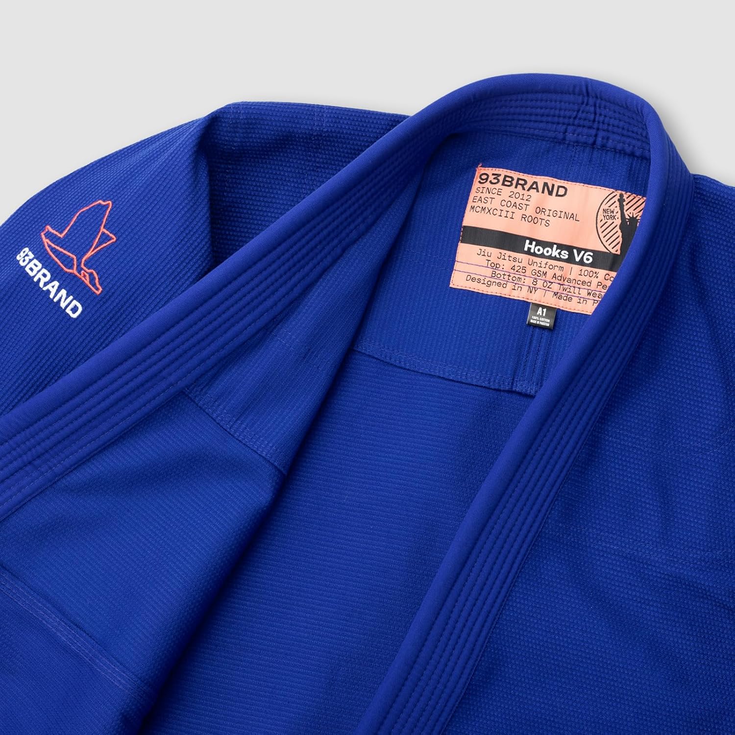 93Brand Hooks V6 Jiu Jitsu Gi (Royal Blue, A5)