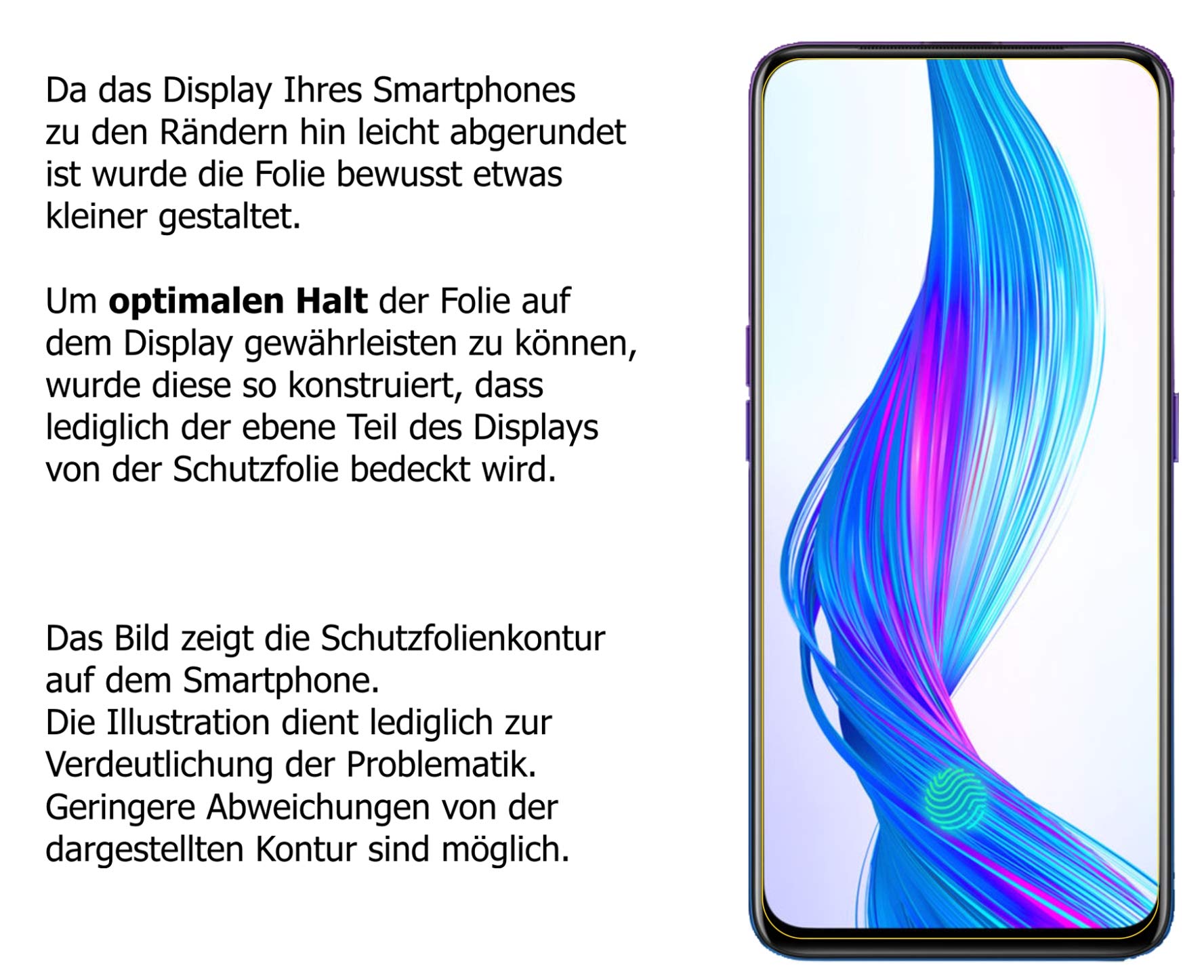 Dipos 6 Pellicole Protettive Antiriflesso Per Oppo Realme X2 - Opache, Anti-impronta, Made In Germany, Taglio Laser - 2