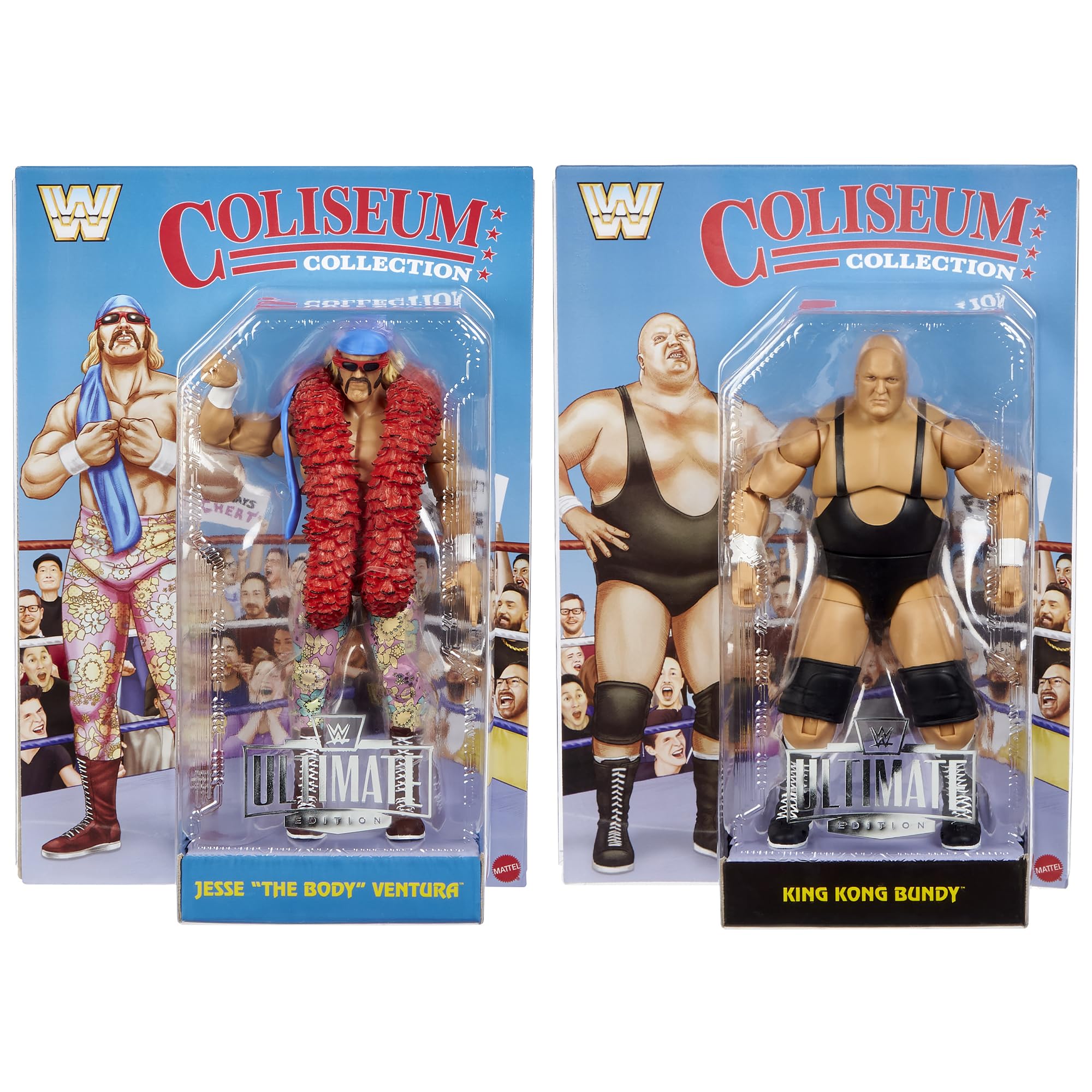 WWE Coliseum Collection - Set of 2 (Ventura & Bundy) Ultimate Edition 2-Pack Ringside Exclusive