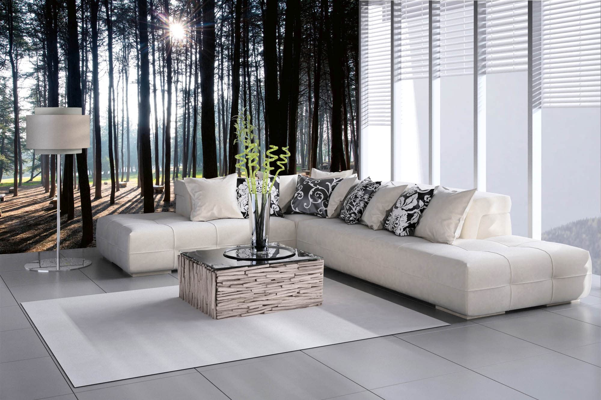 DIMEX LINE Non-Woven Photo Wallpaper Morning Scene 375 x 250 cm - Non-Woven Wallpaper, wall Mural, wall Art - Wallpaper for Living Room, Bedroom, Office, Kitchen — image 1