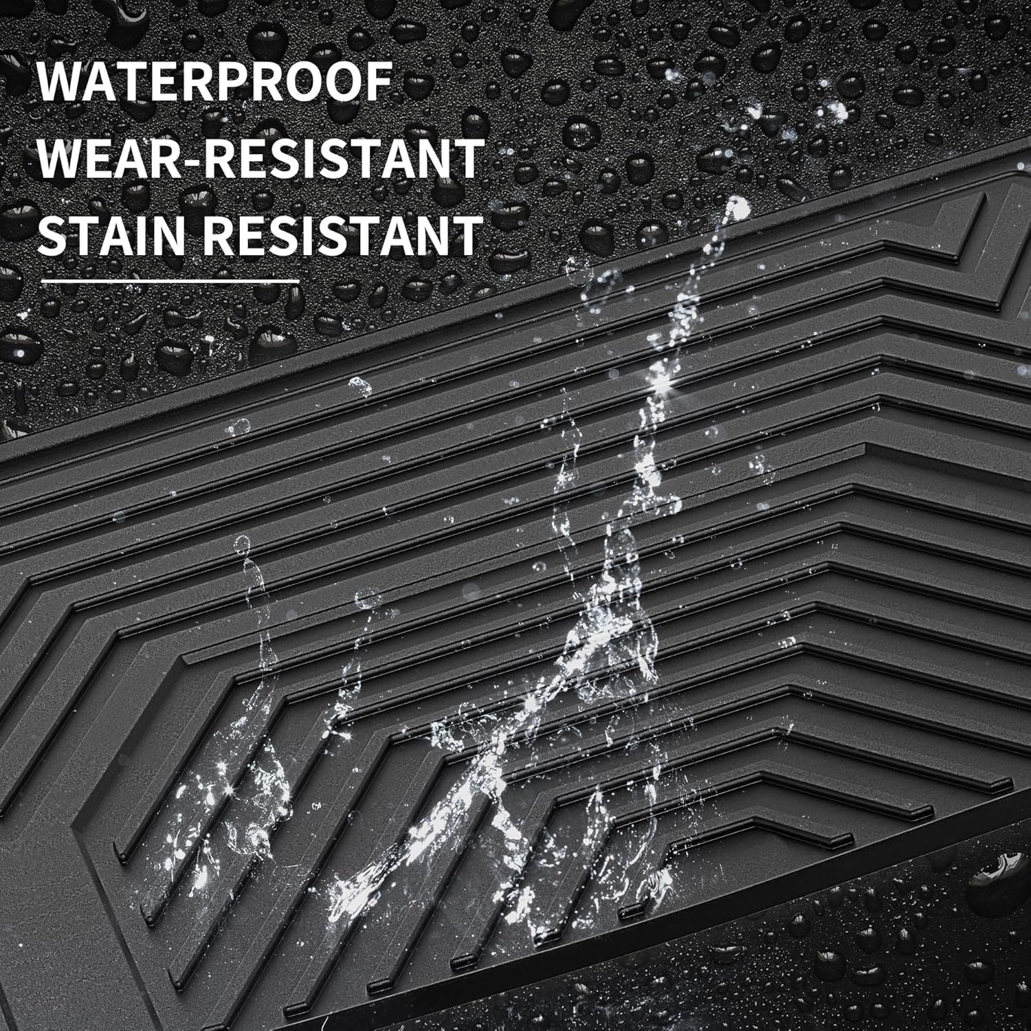 YITAMOTOR Cargo Trunk Liner Compatible with Jeep Grand Cherokee 2022-2025 (Include 4xe NOT for L or WK), All Weather Custom Fit Black Cargo Mats