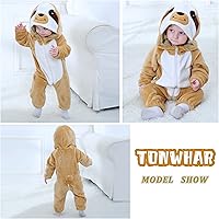 Vista 54 de TONWHAR - Mameluco con capucha, fantástico disfraz infantil de varios animales, como tigre o dinosaurio Multi