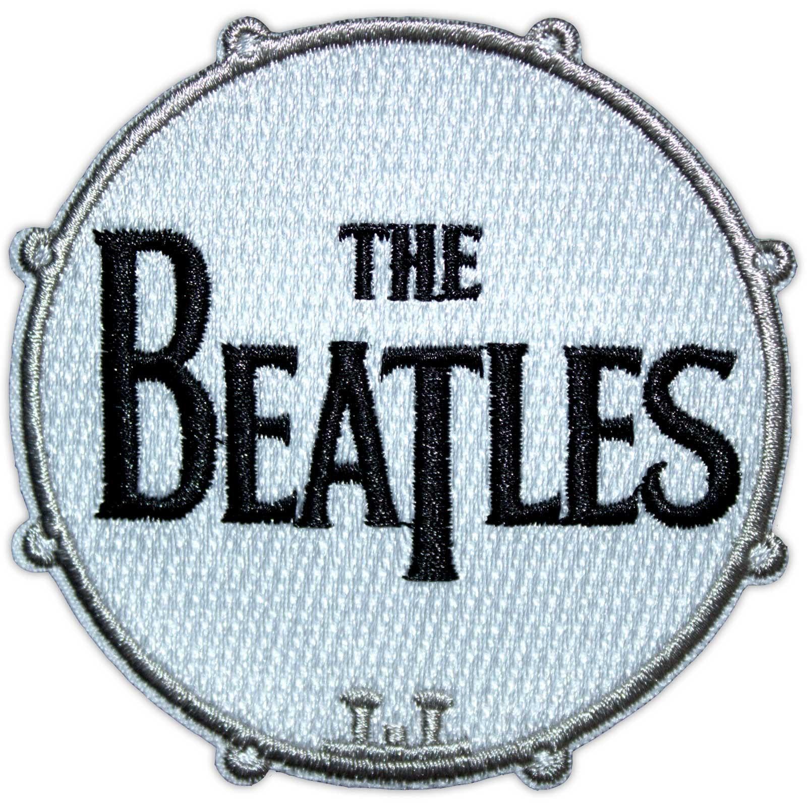 The Beatles – Patch à repasser (Taille unique) (Blanc/Noir) - Les Beatles, Paul McCartney, John Lennon, RIngo Starr, George Harrison The Beatles - Patch à repasser (Taille unique) (Blanc/Noir)