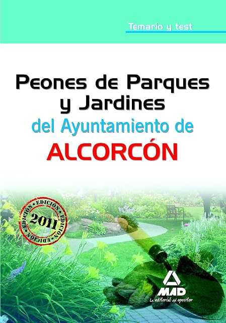 Portada de Peones de parques y jardines del ayuntamiento de alcorcón. Temario y test