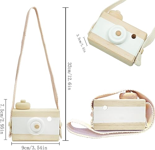 Miniatura 10 de Juguete de madera para bebés, mini juguete para bebés, niños, lindo juguete afilado, accesorios fotografiados para colgar en el cuello, accesorios