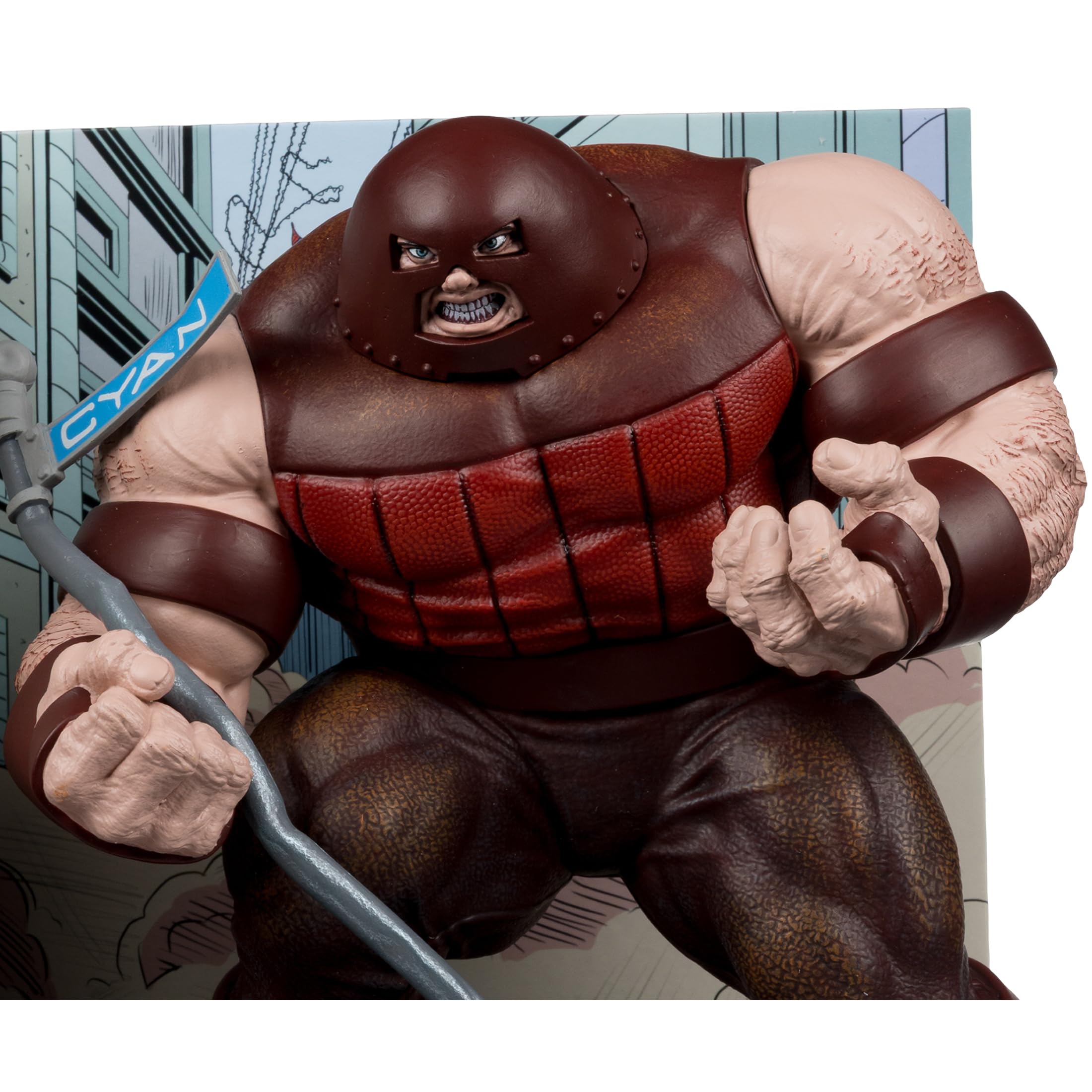 McFarlane Marvel The Juggernaut 1:10th Scale Collectible with Scene (Spider-MAN #16) Original Artwork Sweepstakes Gold Label Toys