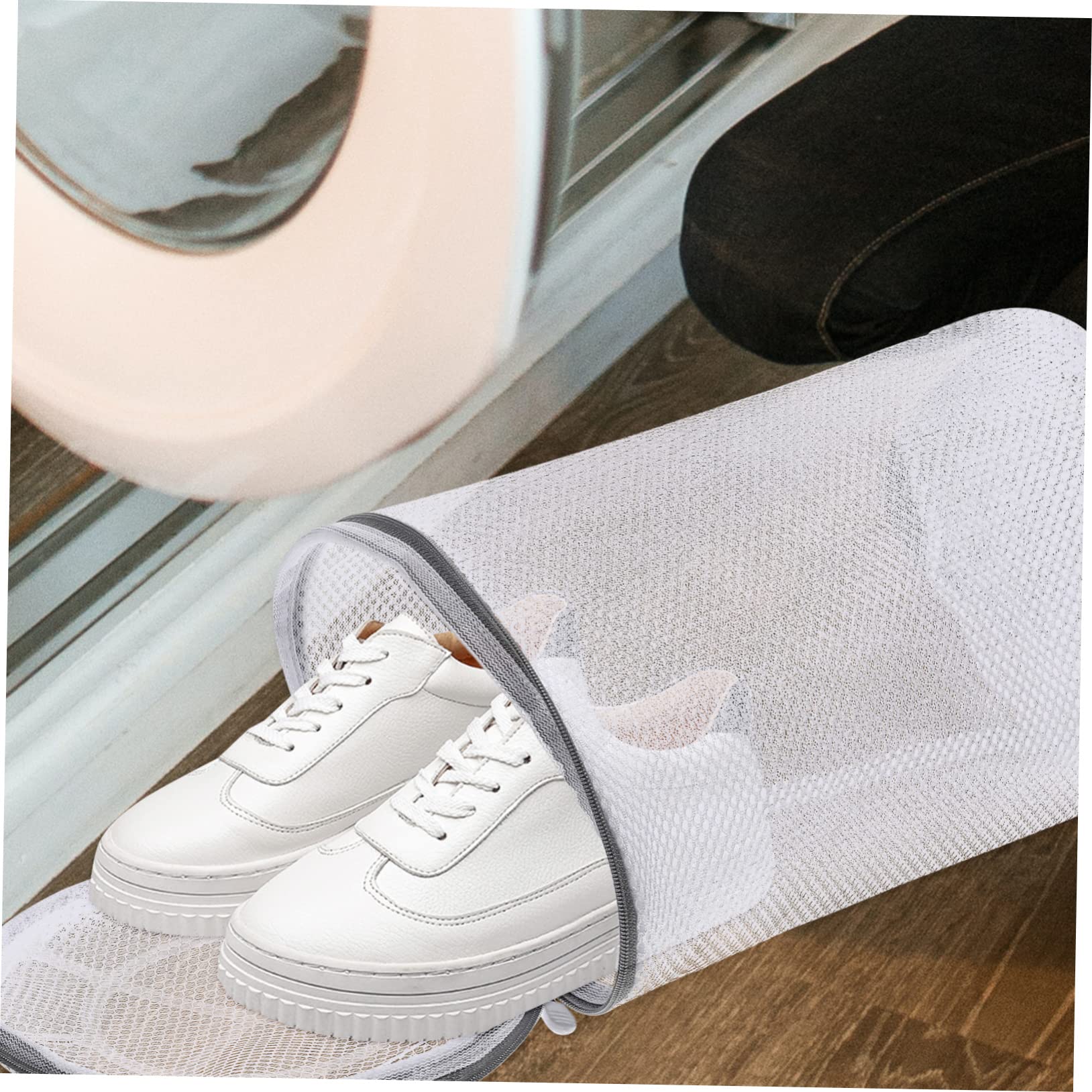 OUNONA 3 Sätze Waschbeutel Für Schuhe Mesh Waschmaschine Tasche Für Sneaker Socken Und Für Reisen Und Aufbewahrung Langlebig Und Praktisch 2 Stück * 3