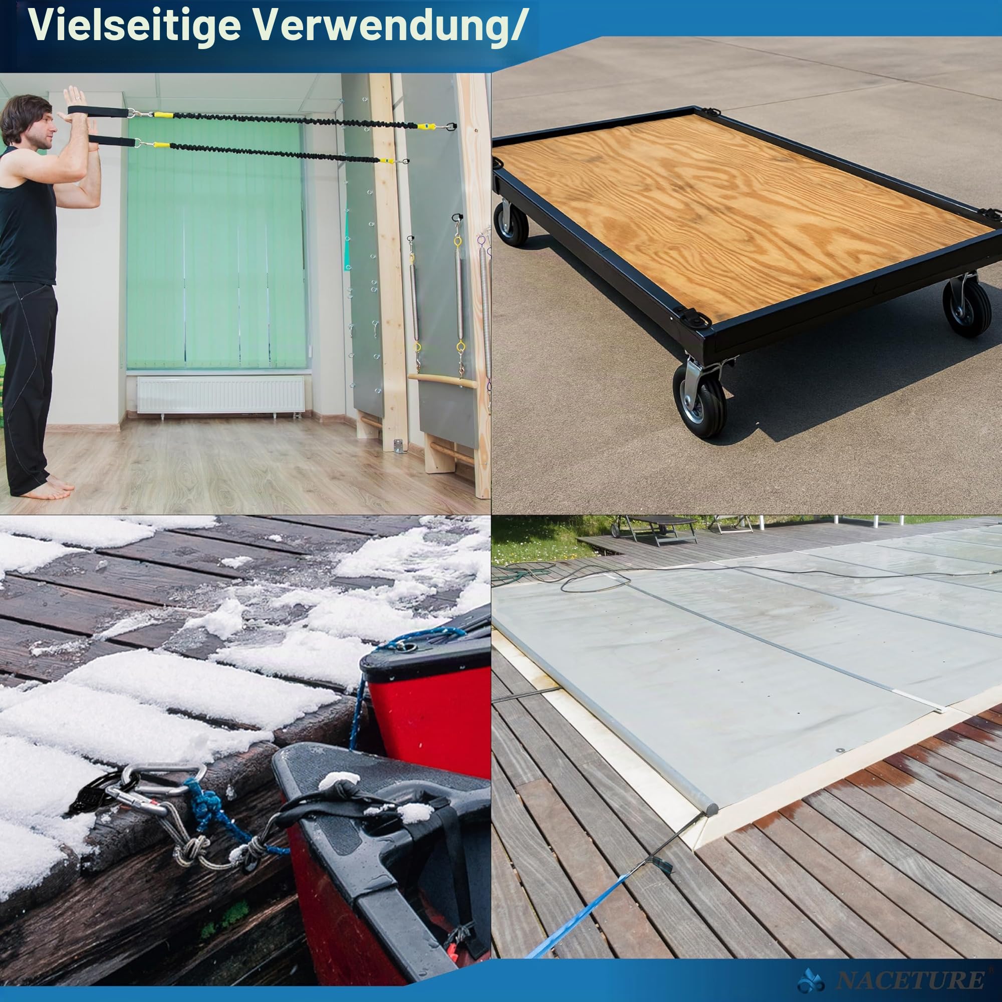 Spannanker mit D-Ring, 20 Stück