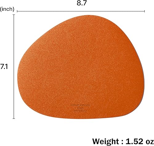 Miniatura 9 de Alfombrilla para mouse, antideslizante, lavable, impermeable, alfombrilla de mouse para computadora (azul murf)