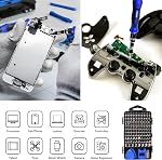 STREBITO Jeu de tournevis de précision 124-Piece Petit tournevis Kit de réparation magnétique pour ordinateur portable, iPhone, Téléphone portable, PC, MacBook, Comprimé, ordinateur, PS5, PS4, Xbox, Électronique, Lunettes, Montres
