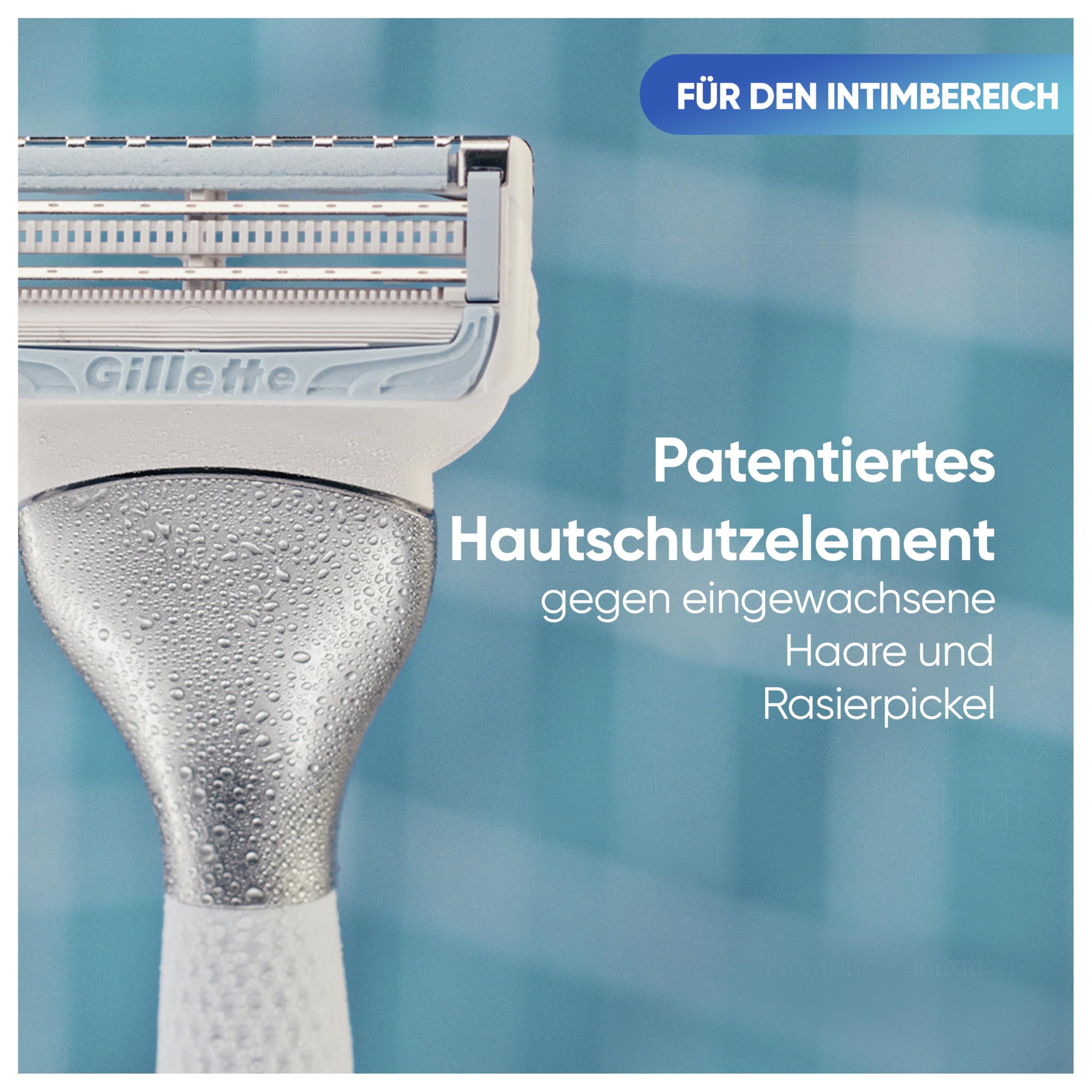 Gillette Venus Damen Rasierklingen — 12 ORIGINAL Ersatzklingen für Damen Nassrasierer, Damenrasierer für den Intimbereich — Kompatibel mit Venus Intimrasierer