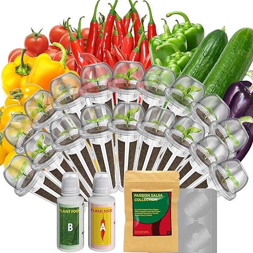 Miniatura 13 de inbloom Kit de 12 cápsulas de semillas de verduras para ensalada AeroGarden, Ahopegarden, jardín hidropónico con espinacas, Buttercrunch, lechuga