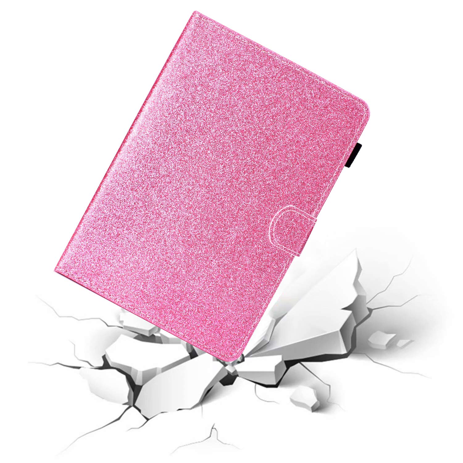 A2One Stuff 8 Inch Tablet Case Cover - Universal Leather Stand Folio Cover Magic Leather 360 Rotating Case Fits For 8.0" Inch Tablets (Red - View #8